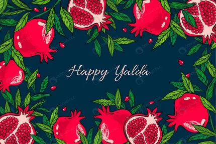 hand drawn yalda background illustrated crc58bd7cd2 size9.22mb - title:graphic home - اورچین فایل - format: - sku: - keywords: p_id:353984