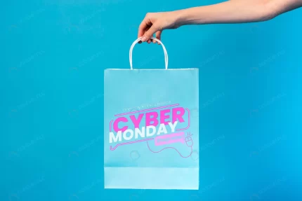 hand holding cyber monday paper bag crc7fcf3e9e size138.45mb - title:graphic home - اورچین فایل - format: - sku: - keywords: p_id:353984