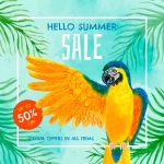 - hand painted watercolor hello summer sale illustr crcdfcd0b8c size29.86mb - Home