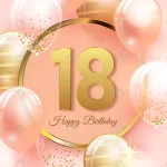 - happy 18th birthday background with realistic bal crcb56f645c size7.6mb - Home