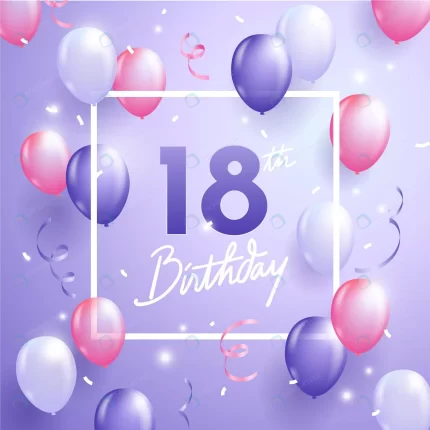 happy 18th birthday background with realistic bal crcc6c7c795 size3.89mb - title:graphic home - اورچین فایل - format: - sku: - keywords: p_id:353984