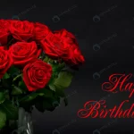 happy birthday card concept red roses black backg crc141f802b size5.76mb 4164x2753 1 - title:Home - اورچین فایل - format: - sku: - keywords:وکتور,موکاپ,افکت متنی,پروژه افترافکت p_id:63922