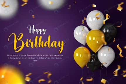 happy birthday celebration banner background with rnd246 frp22833751 - title:graphic home - اورچین فایل - format: - sku: - keywords: p_id:353984