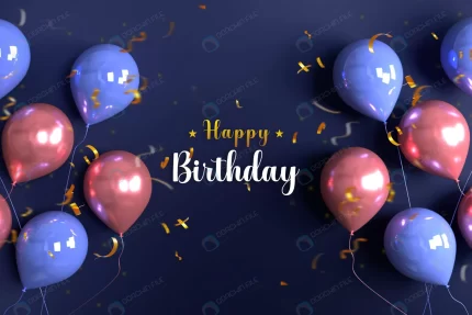 happy birthday celebration banner background with rnd656 frp21625674 - title:graphic home - اورچین فایل - format: - sku: - keywords: p_id:353984