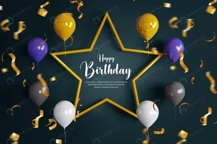 happy birthday celebration banner background with crcd95ecade size7.10mb - title:graphic home - اورچین فایل - format: - sku: - keywords: p_id:353984
