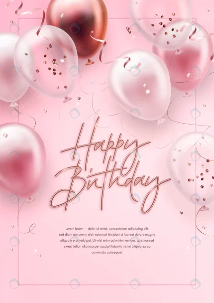 happy birthday greeting card with realistic balloo rnd383 frp16141402 - title:graphic home - اورچین فایل - format: - sku: - keywords: p_id:353984