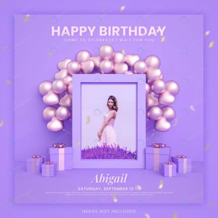 happy birthday invitation card instagram social m crc87a19648 size25.83mb - title:graphic home - اورچین فایل - format: - sku: - keywords: p_id:353984