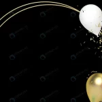 - happy birthday with golden balloons golden confet crc3c532fb1 size0.92mb 3600x2400 - Home