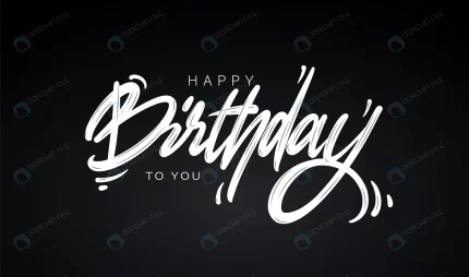 happy birthday you lettering black background gree rnd437 frp17086007 - title:graphic home - اورچین فایل - format: - sku: - keywords: p_id:353984