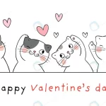happy cat valentine s day greeting card crc90e5c769 size0.98mb - title:Home - اورچین فایل - format: - sku: - keywords:وکتور,موکاپ,افکت متنی,پروژه افترافکت p_id:63922