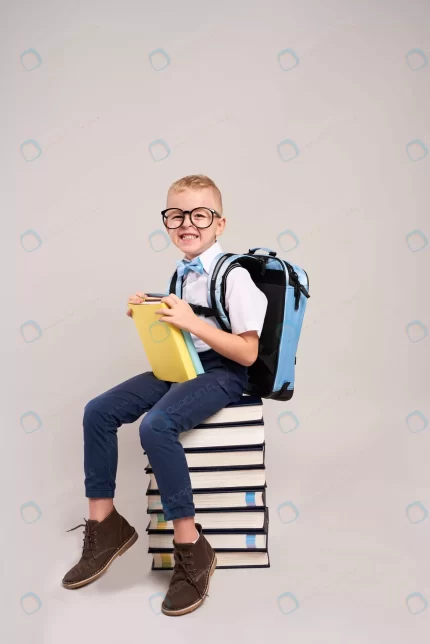 happy child with backpack stack books crce0acff36 size10.56mb 4912x7360 - title:graphic home - اورچین فایل - format: - sku: - keywords: p_id:353984