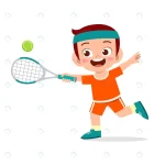 - happy cute kid boy play train tennis crc33d19f64 size1.16mb - Home