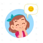 happy cute kid girl with emoji expression crcf1600697 size1.11mb - title:Home - اورچین فایل - format: - sku: - keywords:وکتور,موکاپ,افکت متنی,پروژه افترافکت p_id:63922
