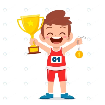 happy cute little boy holding gold medal trophy.j crcf11e3e54 size1.18mb - title:graphic home - اورچین فایل - format: - sku: - keywords: p_id:353984