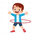 - happy cute little kid boy play hula hoop crcab1a5a59 size1.13mb - Home