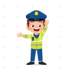 - happy cute little kid boy wearing police uniform crc96c718a7 size0.91mb - Home