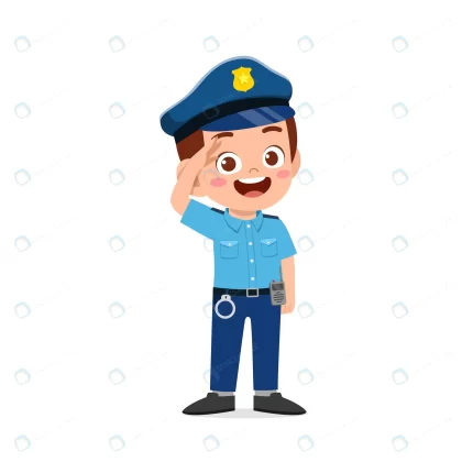 happy cute little kid boy wearing police uniform. crc5e2d0325 size0.82mb - title:graphic home - اورچین فایل - format: - sku: - keywords: p_id:353984