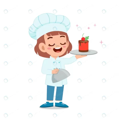 happy cute little kid girl wear chef uniform cook crc69e1bf9e size0.98mb - title:graphic home - اورچین فایل - format: - sku: - keywords: p_id:353984