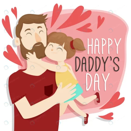happy father s day with dad and girl crc643e51e6 size619.56kb - title:graphic home - اورچین فایل - format: - sku: - keywords: p_id:353984