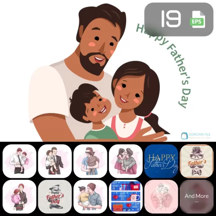 happy fathers day 1a1 1 - title:graphic home - اورچین فایل - format: - sku: - keywords: p_id:353984
