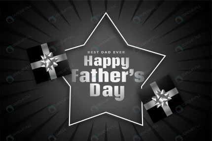 happy fathers day black greeting card with gift b crc1291ff18 size1.19mb 1 - title:graphic home - اورچین فایل - format: - sku: - keywords: p_id:353984