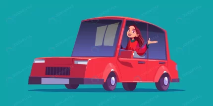 happy girl driver sitting red car crc4d2f7a55 size1.24mb - title:graphic home - اورچین فایل - format: - sku: - keywords: p_id:353984