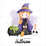 - happy halloween card vector illustration 4 crc07572777 size20.92mb - Home