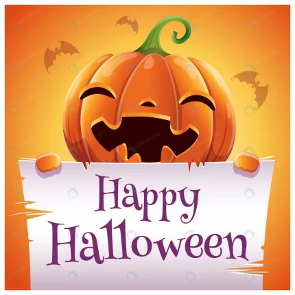 happy halloween poster with smiling pumpkin with crc394afc4a size2.28mb - title:graphic home - اورچین فایل - format: - sku: - keywords: p_id:353984