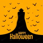 happy halloween scary spooky card with wizard bat crce5bd5f53 size1.08mb 1 - title:Home - اورچین فایل - format: - sku: - keywords:وکتور,موکاپ,افکت متنی,پروژه افترافکت p_id:63922