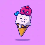 happy ice cream cone cartoon icon illustration crc8c3ceb4d size0.89mb - title:Home - اورچین فایل - format: - sku: - keywords:وکتور,موکاپ,افکت متنی,پروژه افترافکت p_id:63922