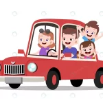 happy kids family riding car vector illustration rnd531 frp4469559 - title:Home - اورچین فایل - format: - sku: - keywords:وکتور,موکاپ,افکت متنی,پروژه افترافکت p_id:63922