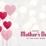 - happy mother s day background with heart balloons crc2d37e922 size1.3mb - Home