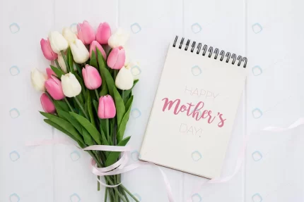 happy mother s day mock up notebook with pink crcba96ce29 size72.13mb 1 - title:graphic home - اورچین فایل - format: - sku: - keywords: p_id:353984