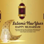 happy muharram celebration greeting card with isl crc7e2b597b size4.69mb - title:Home - اورچین فایل - format: - sku: - keywords:وکتور,موکاپ,افکت متنی,پروژه افترافکت p_id:63922