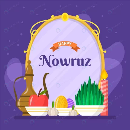 happy nowruz celebrating flat illustration crcc1691252 size0.44mb 1 - title:graphic home - اورچین فایل - format: - sku: - keywords: p_id:353984