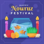 happy nowruz illustration with fishbowl apple crc8239a33f size0.52mb - title:Home - اورچین فایل - format: - sku: - keywords:وکتور,موکاپ,افکت متنی,پروژه افترافکت p_id:63922