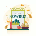 happy nowruz illustration with mirro crcd0510a79 size0.90mb - title:Home - اورچین فایل - format: - sku: - keywords:وکتور,موکاپ,افکت متنی,پروژه افترافکت p_id:63922