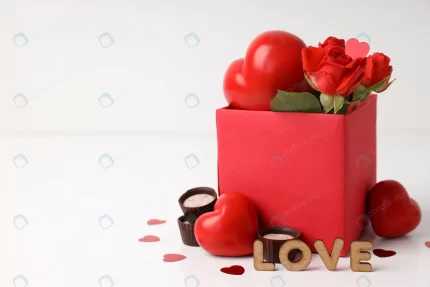 happy valentine day composition white background crc7aab4be6 size8.31mb 6720x4480 - title:graphic home - اورچین فایل - format: - sku: - keywords: p_id:353984