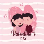 happy valentines day lettering card with lovers c crc7a5bff7a si - title:Home - اورچین فایل - format: - sku: - keywords:وکتور,موکاپ,افکت متنی,پروژه افترافکت p_id:63922