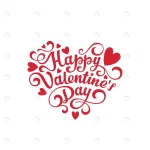- happy valentines day text lettering heart shape crcd83b94c6 size1.48mb - Home