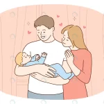happy young family with newborn baby hands enjoy crcd926b364 size1.83mb - title:Home - اورچین فایل - format: - sku: - keywords:وکتور,موکاپ,افکت متنی,پروژه افترافکت p_id:63922