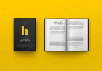 hardcover book mockup crc91d1cac1 size22.70mb - title:graphic home - اورچین فایل - format: - sku: - keywords: p_id:353984