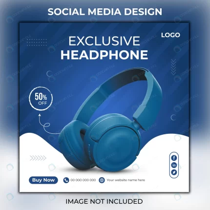 headphone brand product social media post instagr crc73d43fbe size3.21mb - title:graphic home - اورچین فایل - format: - sku: - keywords: p_id:353984