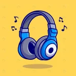 headphone with music notes cartoon vector icon ill rnd261 frp17773158 1 - title:Home - اورچین فایل - format: - sku: - keywords:وکتور,موکاپ,افکت متنی,پروژه افترافکت p_id:63922