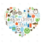 - healthy lifestyle diet fitness vector sign shape crcc440b4df size3.07mb - Home