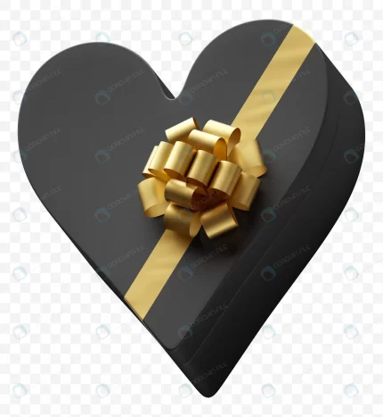 heart shape gift box wrapped dark black paper wit crc0654031b size51.61mb 1 - title:graphic home - اورچین فایل - format: - sku: - keywords: p_id:353984