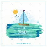 hello summer background with sailboat watercolor crcae37034d size20.83mb - title:Home - اورچین فایل - format: - sku: - keywords:وکتور,موکاپ,افکت متنی,پروژه افترافکت p_id:63922