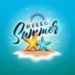 - hello summer holiday illustration with stasfish.j crc0d0df586 size4.77mb - Home