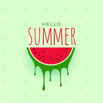 hellow summer watermelon background design crcf3b2f459 size0.44mb - title:graphic home - اورچین فایل - format: - sku: - keywords: p_id:353984
