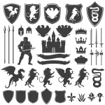 heraldry decorative graphic icons set crc5f39059d size1.81mb - title:Home - اورچین فایل - format: - sku: - keywords:وکتور,موکاپ,افکت متنی,پروژه افترافکت p_id:63922